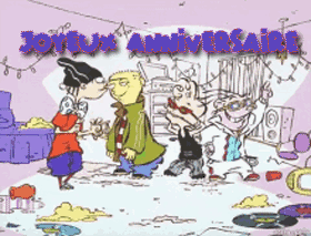gif joyeux anniversaire danser